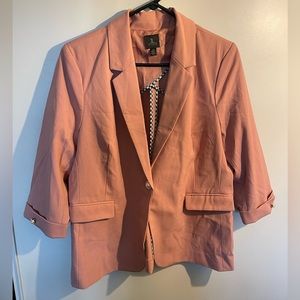 Blush Pink Formal Suit Jacket / Blazer